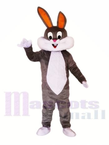 Süß Grau-weiß Hase Maskottchen Kostüme
