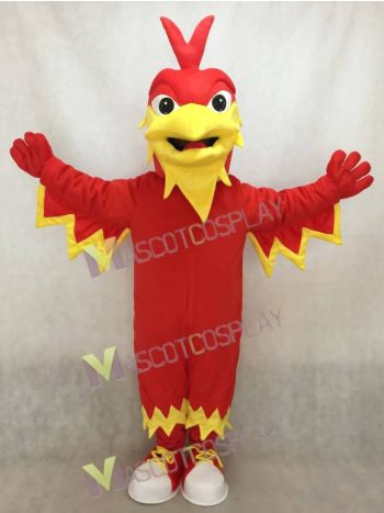 Phönix maskottchen kostüm