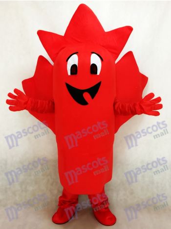 Red Maple Leaf Maskottchen Kostüm