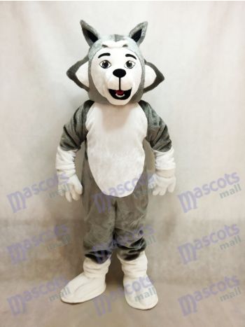 Grau Herman Husky Hund Maskottchen Kostüm