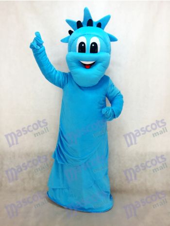Blaue Freiheitsstatue Maskottchen Kostüm