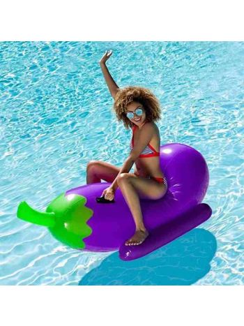 Aufblasbar Aubergine Schwimmbad Schweben Fahren auf Luft Tafel Schwimmend Draussen Strand