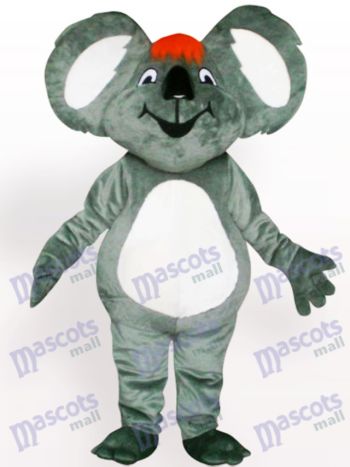 Koala mit Rote Haare Maskottchen Kostüm