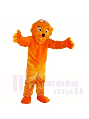 Orange Mädchen Lustig Löwe Maskottchen Kostüme Karikatur