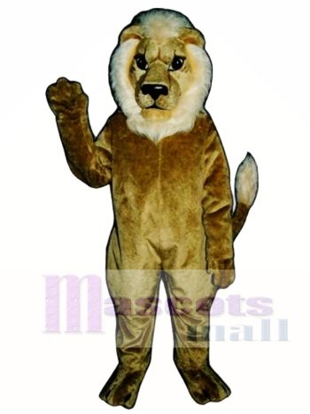 Blond Löwe Maskottchen Kostüm