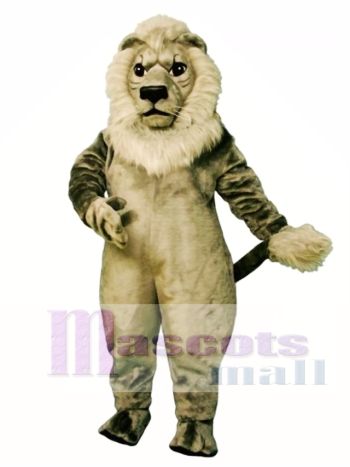 Alt Grau Löwe Maskottchen Kostüm