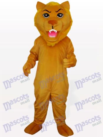 Gelbes Löwen Tier Maskottchen Kostüm