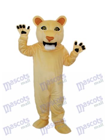Bartloses Cougar Maskottchen Kostüm Tier