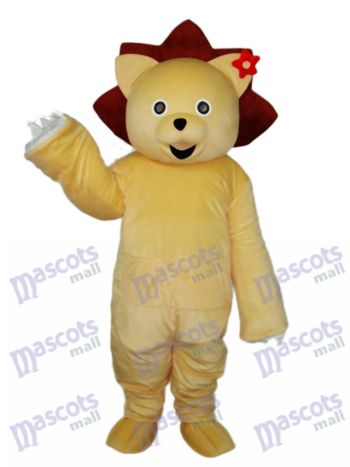 Golden Lion Maskottchen Erwachsene Kostüm Tier