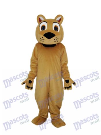 Bartloses Löwe Maskottchen erwachsenes Kostüm Tier