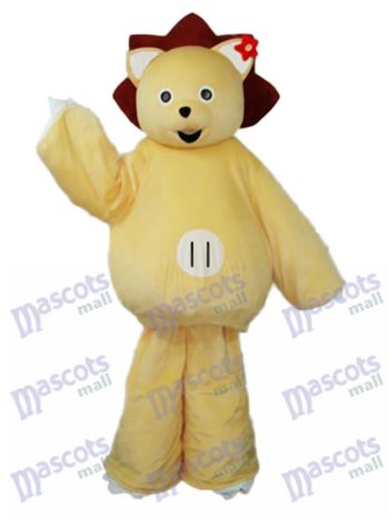 Golden Lion Maskottchen Erwachsene Kostüm Tier