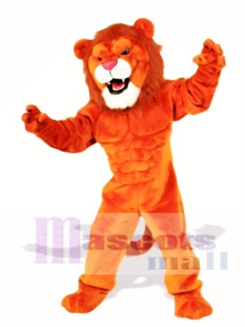 Leistung Katze Löwe Maskottchen Kostüm