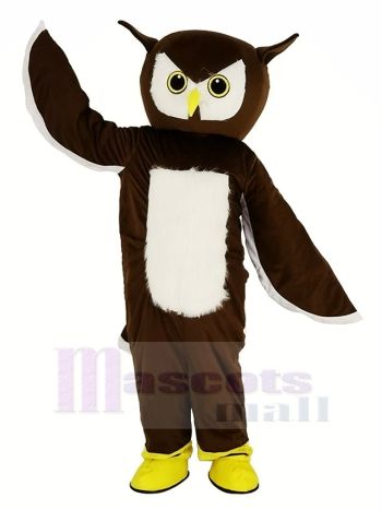 Braun Eule Maskottchen Kostüm Tier