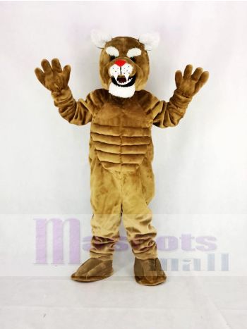 Leistung Braun Puma Maskottchen Kostüm Hochschule