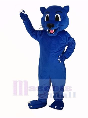 Blau Panther Leopard Maskottchen Kostüm Tier