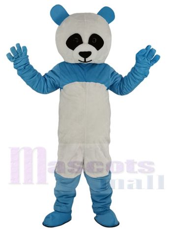 Blauer Panda Maskottchen Kostüme Tier