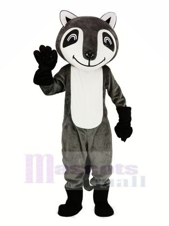 Grau Waschbär Maskottchen Kostüm Tier
