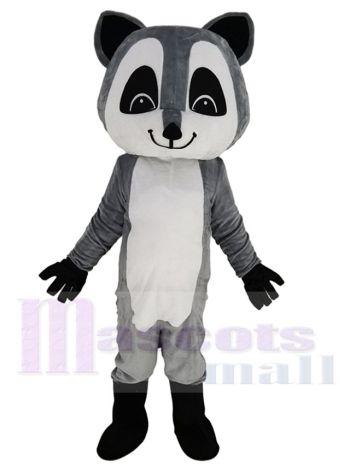 Waschbär maskottchen kostüm