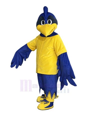 Starker Blauer Hahn Maskottchen Kostüm