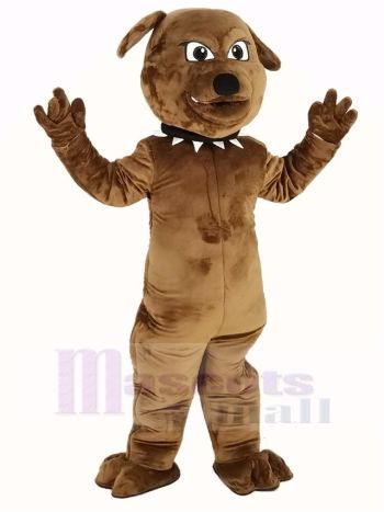 Braun Bulldogge Maskottchen Kostüm Tier