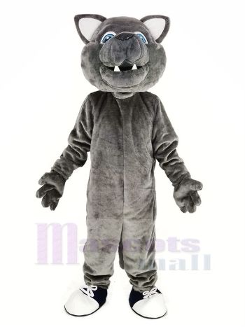 Grau Wolf Maskottchen Kostüm Tier