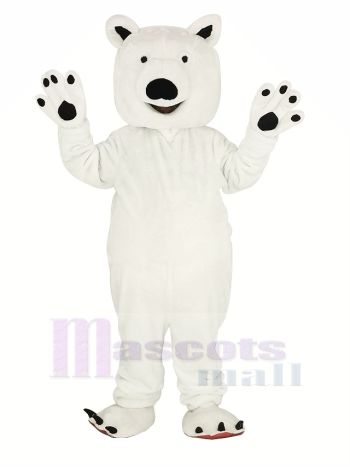 Weiß Polar Bär Maskottchen Kostüm Tier