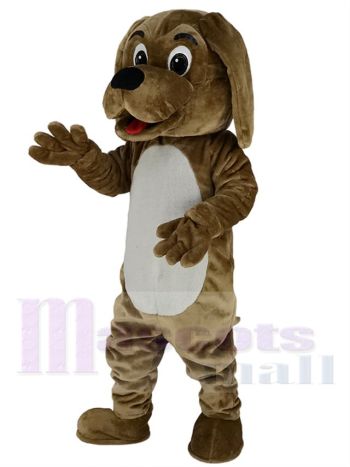 Süß Braun Hund Maskottchen Kostüm Schule