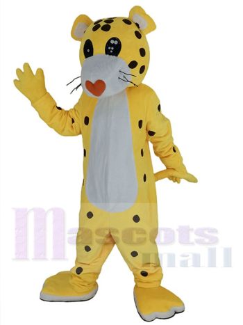 Gepard Leopard maskottchen kostüm