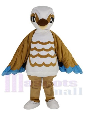 Braun und Weiß Vogel Maskottchen Kostüm