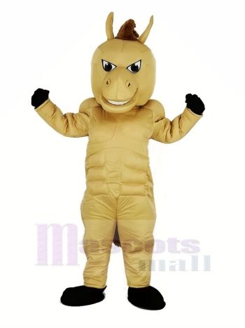 Licht Braun Leistung Pferd Maskottchen Kostüm Tier