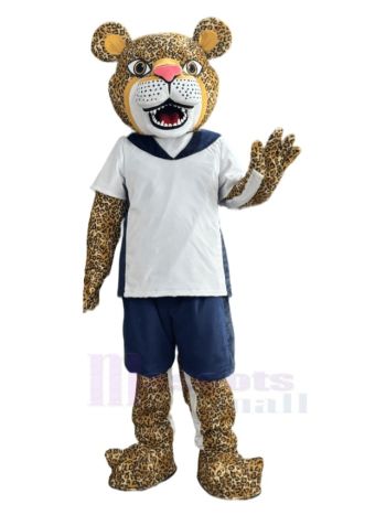 Männlich Jaguar Maskottchen Kostüm Tier