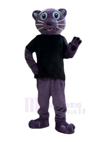 Lila Panther Maskottchen Kostüm Tier