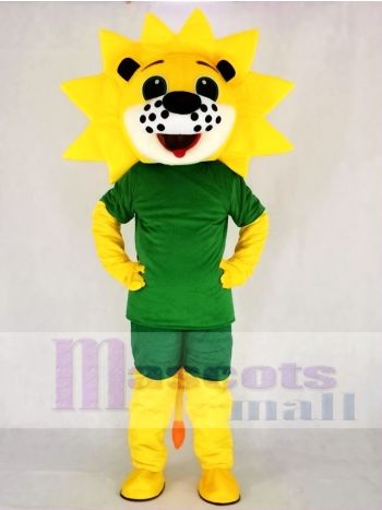 Süß Sonnenschein Blume Löwe Maskottchen Kostüm Schule