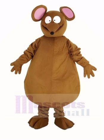Braun Maus Maskottchen Kostüm