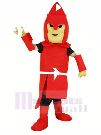 rot Titan spartanisch Maskottchen Kostüm Erwachsene