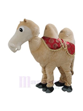 Süßes braunes Kamel für zwei Personen Maskottchen Kostüm