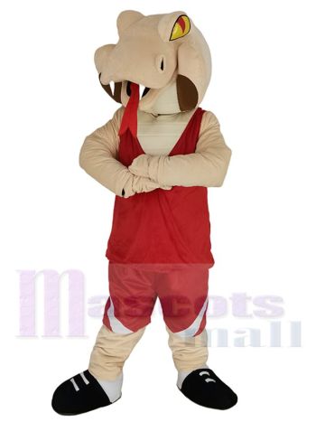 Kobra Schlange maskottchen kostüm