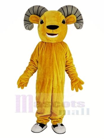Licht Braun Sport RAM Maskottchen Kostüm Tier