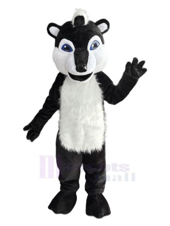 Skunk maskottchen kostüm