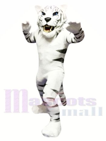 weißer Tiger Maskottchen Kostüm Kostenloser Versand