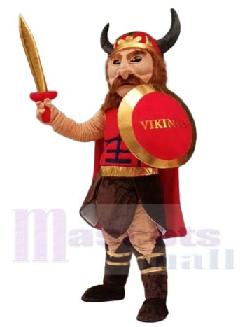 Wikinger-Pirat maskottchen kostüm