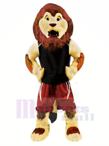 Braun Sport Löwe Maskottchen Kostüme Tier
