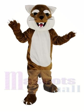 Süß Braun Bobcats Maskottchen Kostüm
