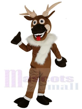 Rentier maskottchen kostüm