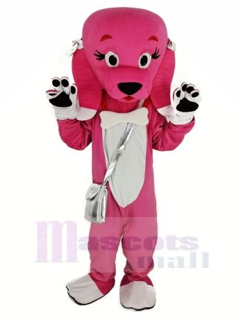 Rosa Hund Maskottchen Kostüm Tier
