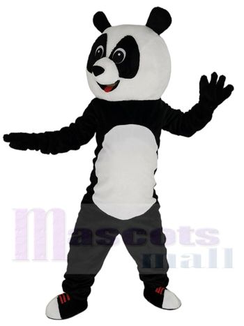 Panda maskottchen kostüm