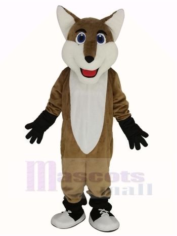 Lächelnd Fuchs Maskottchen Kostüm
