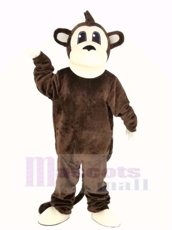 Braun Lange Schwanz Affe Maskottchen Kostüm