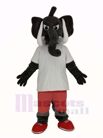 Leistung Grau Elefant Maskottchen Kostüm Tier