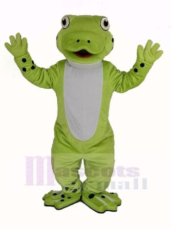 Süß glücklich Frosch Maskottchen Kostüm
